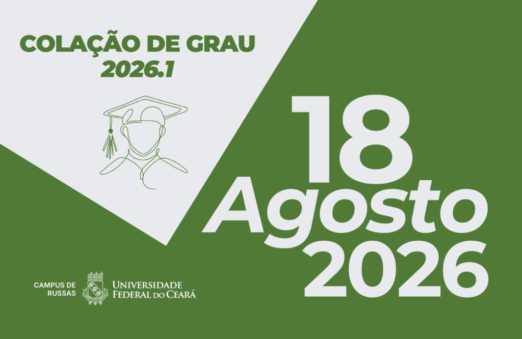 Colação de Grau dos concludentes do semestre 2026.1.